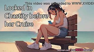 Girlfriend says, 'You're locked in chastity before my cruise.'