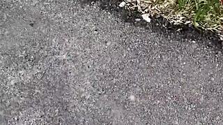 Intimate Home Video with Wet Babe Bent Over in Steamy Action