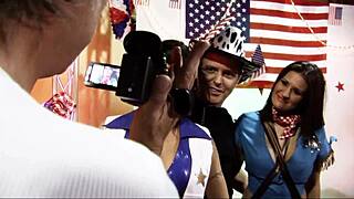 Foursome Brooke Haven And Austin Kincald With Monster Cock Action