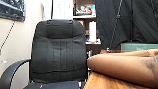 Deseree's casting interview turns hardcore with choking and blowjob gagging