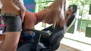 Blonde Gives Ass To Brother-In-Law