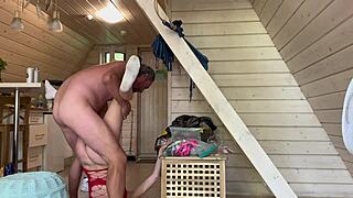 Can This Skinny Blonde Slut Handle a Rough Big Cock Fuck?