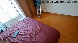 Latina maid with creamy pussy seduced in jeans and flip flops for a massage