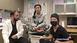 jasmine rose undergoes her entrance physical at tampa university