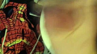 home video of a guy masturbating alone