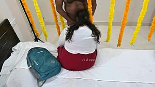 school girl gets wild with uncle on her first night.