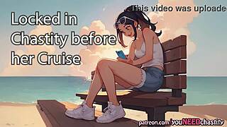 Girlfriend says, 'You're locked in chastity before my cruise.'