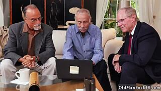 Hey, remember that old gang bang with Frankie tagging a door-to-door blonde?