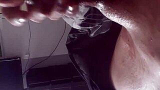 tugging my lil dick solo