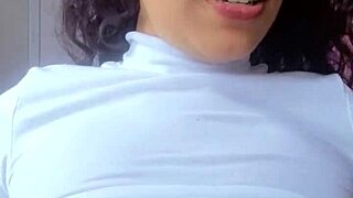 Brazilian brunette in lingerie asks for your attention