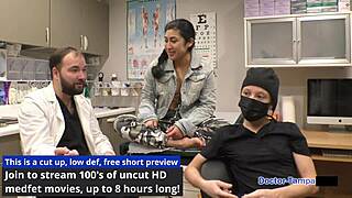 jasmine rose undergoes her entrance physical at tampa university