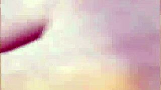 excited housewife flashes her big tits while driving outdoors