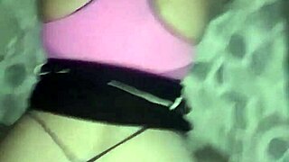 Pov Doggy With Open Blue Thong