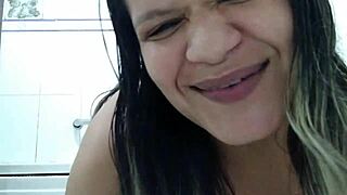 Latina squirts for Lincon's big ass hairy fetish 😍