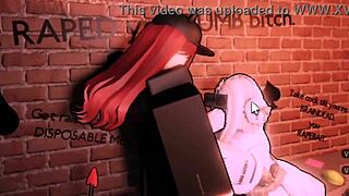 She was annoying, so I punished her as a bot in Roblox.