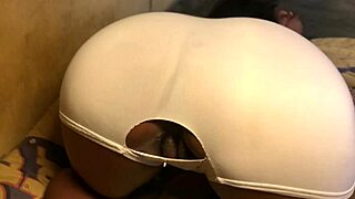 hot latina petite brunette in sexy yoga outfit using her hitachi vibrator