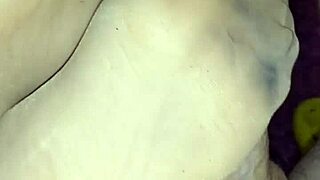 Homemade Footjob Teasing With Sheer Nylons And Dirty Toes