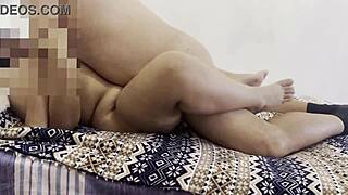 the milf reaches orgasm in missionary almost together