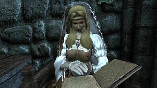 Meralin & Eralin in Skyrim BANG Hard in Wild Futanari Action!