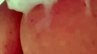 Horny British Slut Teases in Shower