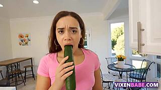 step daughter sneaks out but gets caught and punished with blowjob and creampie