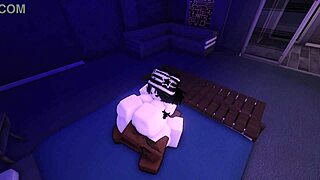 Ro-slut enjoys rough play with big black partner