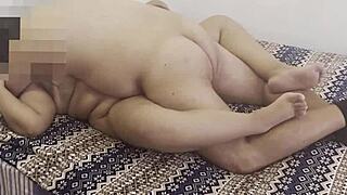 the milf reaches orgasm in missionary almost together