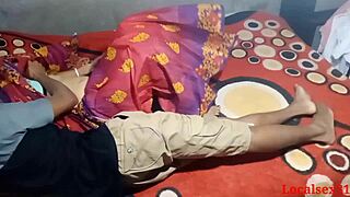 red saree indian bengali wife interview official video by localsex31