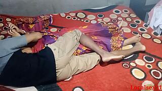 red saree indian bengali wife interview official video by localsex31