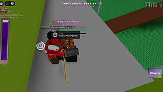 continuation of fun cumbat roblox with girls