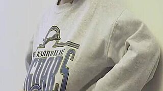 aubrey destremps, a skinny blonde teen, poses naked in bed