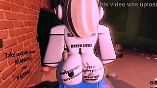 She was annoying, so I punished her as a bot in Roblox.