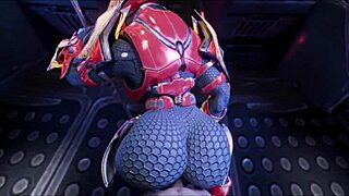 Female Sangheili Fucks Man With Monster Cock