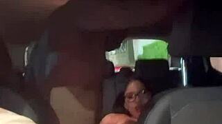 Hot Asian Wife Fucks App Driver Bareback in Front of Cuckold Husband