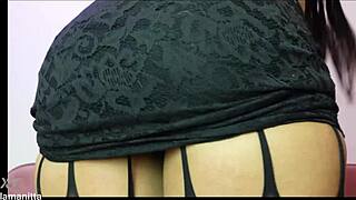 her nipples erect as she fucks pussy fast with toy 😊