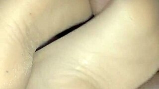 Homemade Footjob Teasing With Sheer Nylons And Dirty Toes