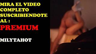 grabo a mi esposa teniendo sexo con mi compadre con camara escondida y se la coje sin condon