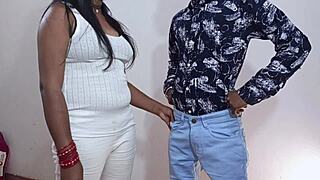 Stepfather caught stepdaughter watching porn and took her hard in rough session