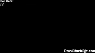 Ebony Goddess Sucks Massive Black Monster Cock in Intense Soul-Stirring Blowjob