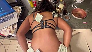 damn, atlanta stripper takes anal for cash after club! 💦