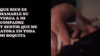 grabo a mi esposa teniendo sexo con mi compadre con camara escondida y se la coje sin condon