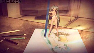 i've created a full nude mod for hatsune miku in the odds and ends project diva
