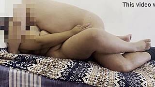 the milf reaches orgasm in missionary almost together