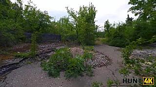 Yo, check this Hunt4k slutty brunette getting passionate anal with a stranger while watched! 🔥