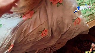 He surprises the tattooed blonde with early morning deepthroat and pussy fucking at home