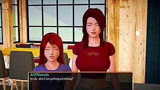 my new family game with redhead milf and brunette