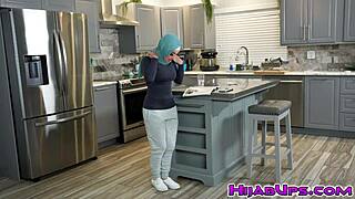 my beautiful stepsister asked for a massage, but i couldn't resist her huge ass