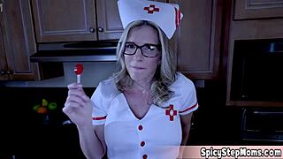 cory chase in nurse uniform getting fucked by her lucky stepson 😏💦
