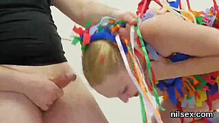 Naughty sweetie endures ass licking and brutal assfucking in anal asylum