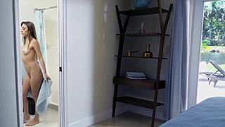 Teen Dani Blu Teases Stepbrother's Big Cock in Reverse Cowgirl Ride